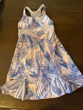 Ivivva Blue and Pink Print Athletic Dress